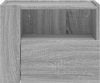 vidaXL Wand-Nachttisch Grau Sonoma 45x30x35 cm 848321 Bild 4