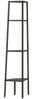 vidaXL Eckregal mit 4 Ablagen Schwarz 45,5x31,5x150 cm 336393 Bild 5