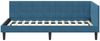 vidaXL Eckbettgestell mit Kopfteil Blau 100 cm x 200 cm Samt 42016437 Bild 5