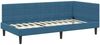 vidaXL Eckbettgestell mit Kopfteil Blau 100 cm x 200 cm Samt 42016437 Bild 4