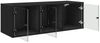 vidaXL Wandschrank Schwarz Eichen-Optik 102 x 37 x 35 cm Holzwerkstoff 882921 Bild 5