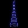 vidaXL LED-Weihnachtsbaum mit 355 LEDs Blau 302,5 cm Metall 42018789 Bild 4