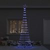 vidaXL LED-Weihnachtsbaum mit 355 LEDs Blau 302,5 cm Metall 42018789 Bild 3