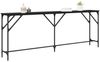 vidaXL Konsolentisch Schwarz Eichen-Optik 200 x 29 x 75 cm 871342 Bild 3