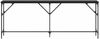 vidaXL Konsolentisch Schwarz Eichen-Optik 200 x 29 x 75 cm 871342 Bild 5