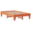 vidaXL Massivholzbett ohne Matratze Wachsbraun 120x200 cm Kiefernholz 855360 Bild 3