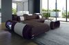 Stoffsofa Rimini L-Form – Modern und Bequem - Strukturstoff - Graubraun-Weiß - Links Bild 4