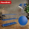 Floordirekt Sideboard Metall Concept Epure MK-018, Standregal Lowboard (Standregal Lowboard), verchromtes Metallgestell, 3 Ablagen, B116×T40×H82 cm Bild 4