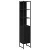 vidaXL Badezimmermöbel-Set 4 pcs Schwarz Eichen-Optik Holzwerkstoff 3334408 Bild 5