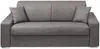 Schlafsofa 2-Sitzer Stoff EMIR - Grau - Liegefläche: 120 cm - Matratzenhöhe: 22 cm Bild 1