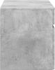 vidaXL Wandmontierter Badezimmerschrank Betongrau 59 x 44,5 x 50 cm 890635 Bild 4