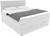99rooms Madagaskar Boxspringbett Velours KRONOS Gelb 160x200 cm Bonell-Federung Bild 5