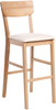 Set mit 2 Barstühlen AMBLER Holz Hellbraun Beige Bild 4