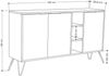 Dmora Kommode Alin, Wohnzimmerbuffet, Wohnzimmer-Sideboard, Moderne Küchen-Speisekammer, 142x36h83 cm, Anthrazit und Beige Bild 3