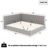 Flieks Polsterbett, Samt Daybett Tagesbett Schlafsofa 160x200cm mit Lattenrost Bild 4