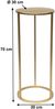 DanDiBo Blumenhocker Metall Gold Rund 70 cm Blumenständer Beistelltisch 96510 L Blumensäule Modern Pflanzenständer Pflanzenhocker Bild 2