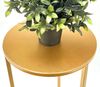 DanDiBo Blumenhocker Metall Gold Rund 70 cm Blumenständer Beistelltisch 96510 L Blumensäule Modern Pflanzenständer Pflanzenhocker Bild 4