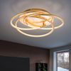 LED Deckenleuchte, gold, Ring Design, Alu, D 50 cm Bild 5