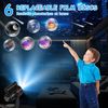 BlingBin LED-Sternenhimmel 4K HD Planetarium Projektor, 360°Drehung Galaxy Projector, Meteor Star Projektor Galaxy Light mit Timing, Farbwechsler, Skylight Nachtlicht mit Wandlampe für Kinderzimmer Schlafzimme Bild 3