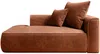 Vente-unique - PINETA Chaise longue SamtStoff Rot - B 115 cm x H 67 cm x L 180 cm Bild 3