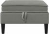 vidaXL Sofa-Hocker mit Stauraum Dunkelgrau Samt 42027148 Bild 4