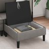 vidaXL Sofa-Hocker mit Stauraum Dunkelgrau Samt 42027148 Bild 3
