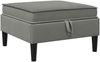 vidaXL Sofa-Hocker mit Stauraum Dunkelgrau Samt 42027148 Bild 2