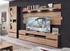 Wohnwand Wohnzimmerschrank MEMPHIS Artisan Eiche Graphit Nachbildung Bild 2