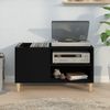 vidaXL Plattenschrank Schwarz 84,5x38x48 cm Holzwerkstoff 831942 Bild 3