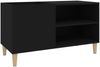 vidaXL Plattenschrank Schwarz 84,5x38x48 cm Holzwerkstoff 831942 Bild 2