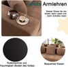 Flieks Sofa, modulares Wolkensofa knochenlos & segmentiert für Wohnzimmer & Schlafzimmer, Chenille, Braun Bild 4