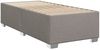 vidaXL Boxspringbett mit Matratze Taupe 90x200 cm Stoff 3285106 Bild 5