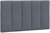 vidaXL Bett mit Matratze "Hanko" Dunkelgrau 90x190 cm Samt 3208569 Bild 5