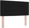 vidaXL Boxspringbett mit Matratze Schwarz 90 x 190 cm Stoff 3339935 Bild 5