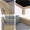 vidaXL Outdoortisch-Set 3 pcs Beige und Hellgrau 90 x 90 x 75 cm 3422334 Bild 5