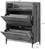 Schuhschrank Wild-/Zerreiche 90x47x120 natur geölt MONTREUX LUX #138 Bild 3