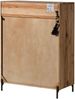 Schuhschrank Wild-/Zerreiche 90x47x120 natur geölt MONTREUX LUX #138 Bild 5