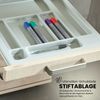 bümö Schreibtisch Schrank abschließbar, Schubladenschrank Holz in Buche, Container mit Schubladen - Schubladen Schrank Büro, Schreibtisch Container od. Schreibtisch Kommode mit Bügelgriffe, SC50-6-6-BS Bild 2