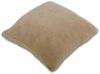 Kissenhülle Kuschel 30x30cm Kissenbezug Dekokissen Auswahl: beige - sandbeige ohne Füllung Bild 4