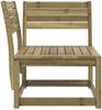 vidaXL Garten-Ecksofa 73x73x78 cm Kiefernholz Imprägniert 844668 Bild 5