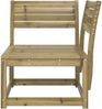 vidaXL Garten-Ecksofa 73x73x78 cm Kiefernholz Imprägniert 844668 Bild 4