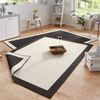 In- & Outdoor Wendeteppich Panama Creme Schwarz - 80x150x0,5cm Bild 4