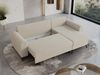 Wohnzimmersofa mit Schlaffunktion und Bettkasten - HUGO-Non - Beige Boucle Bild 3