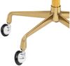 Physa Drehhocker Rollhocker höhenverstellbar 150 kg Beige / Golden Arbeitshocker mit, Beige, Golden Bild 2