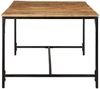 vidaXL Esstisch 200x100x75 cm Raues Massivholz Mango 373607 Bild 3