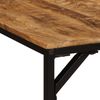 vidaXL Esstisch 200x100x75 cm Raues Massivholz Mango 373607 Bild 5