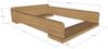 Wickelaufsatz Sam 72.2 x 53 x 15 cm Spanplatte Eiche Melamin Dekor Natur Bild 2