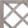 vidaXL Garten-Spalier mit Blumenkasten Grau 70x30x135 cm Tannenholz 316490 Bild 5