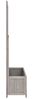vidaXL Garten-Spalier mit Blumenkasten Grau 70x30x135 cm Tannenholz 316490 Bild 3