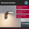 Paulmann 94826 LED Aussenwandleuchte Zenera seewasserresistent IP44 Anthrazit 3000K Bild 4